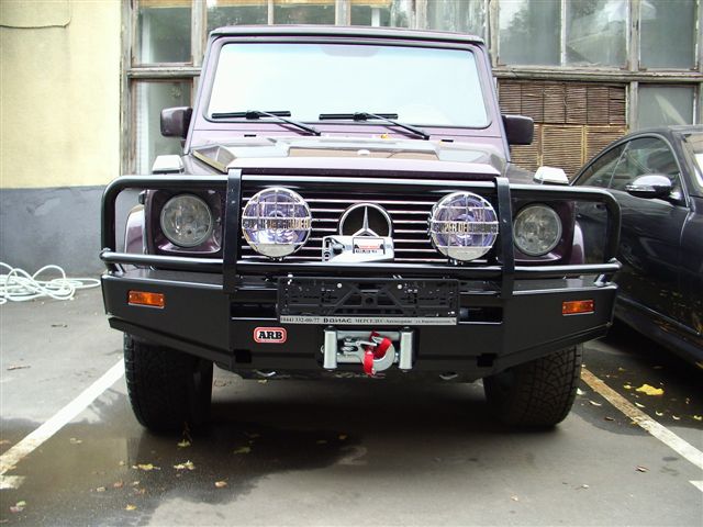 Установка бампера ARB на Mercedes G-class