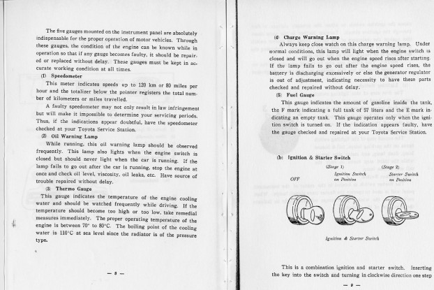 Toyota Land Cruiser 1960 Owner's Manual