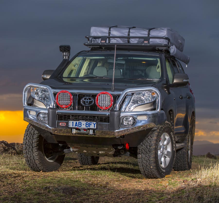 Новый легкосплавный бампер ARB для Toyota Prado 150 2014+